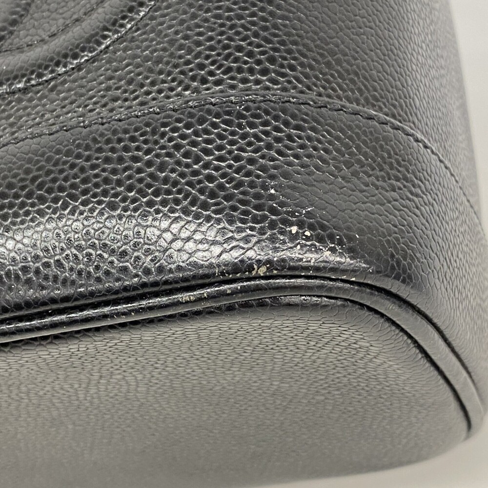 CHANEL Black Caviar Leather Vanity Bag - Picture 6 of 10